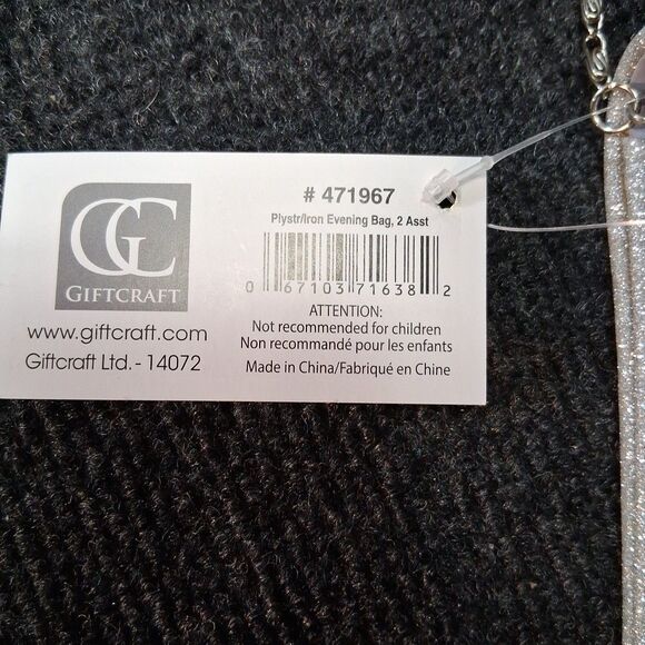 AVENUE 9 Silver Sparkle Flap Clutch Elegant Evening Party Handbag Prom Glam - Picture 3 of 10